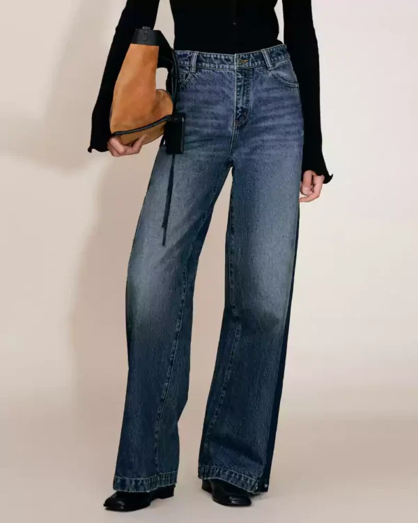 Two toned denim jeans Two toned denim jeans