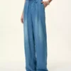 Wide leg jeans denim Wide leg jeans denim