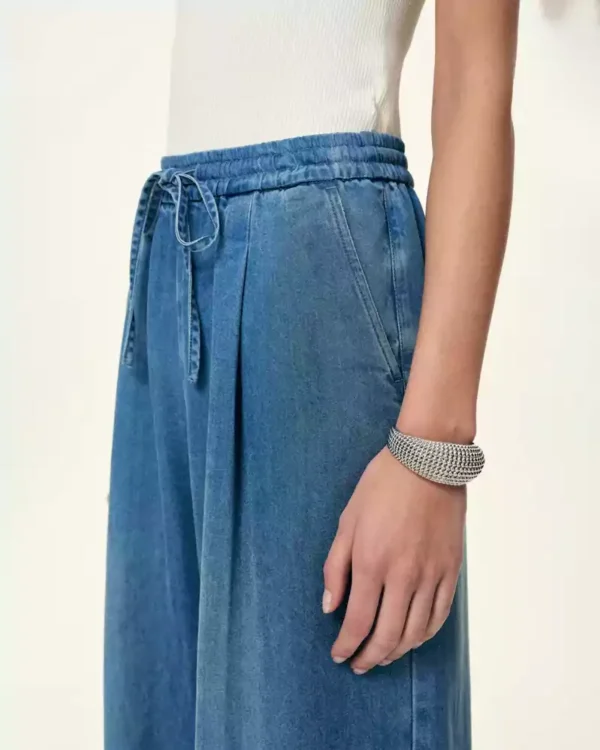 Wide leg jeans denim Wide leg jeans denim