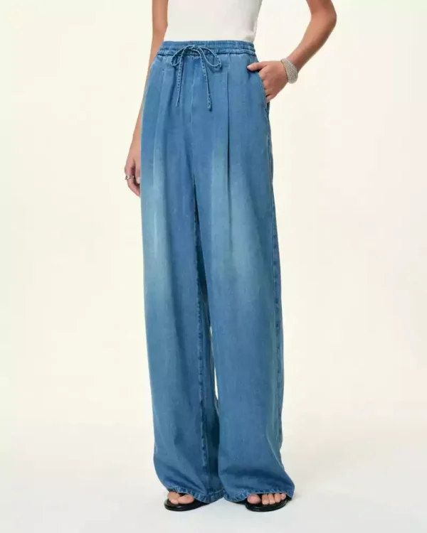 Wide leg jeans denim Wide leg jeans denim
