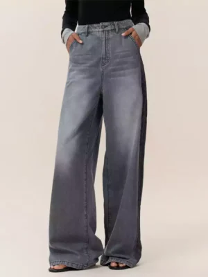 womens denim baggy jeans