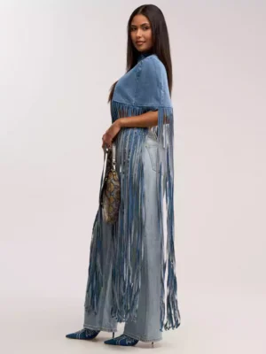 Denim blouse for women