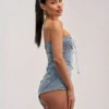 Denim bodysuit women Denim bodysuit women