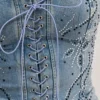 Denim bodysuit women Denim bodysuit women