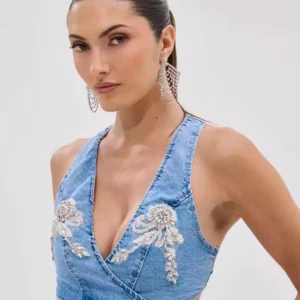 Denim bras