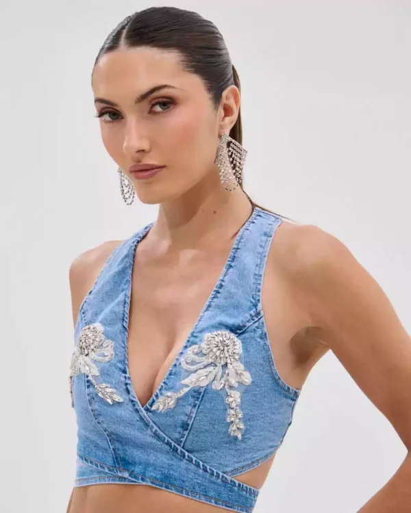 Denim bras Denim bras