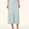 Denim midi skirts Denim midi skirts