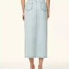Denim midi skirts Denim midi skirts