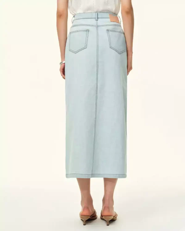 Denim midi skirts Denim midi skirts