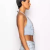 Denim womens crop top Denim womens crop top
