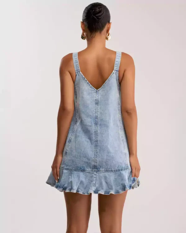 Womens denim mini dresses Womens denim mini dresses
