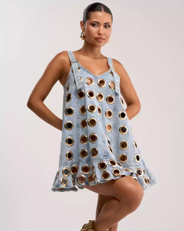 Womens denim mini dresses Womens denim mini dresses