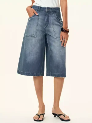 faded glory womens denim shorts