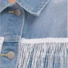 Denim fringe jacket Denim fringe jacket
