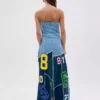 Denim maxi dress sleeveless Denim maxi dress sleeveless