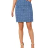 Womens denim skirt knee length Womens denim skirt knee length