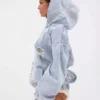 Denim hoodie women