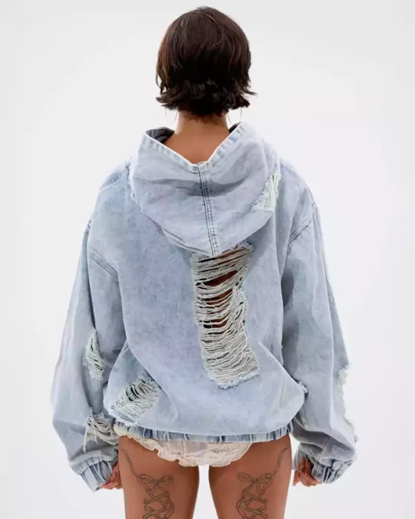 Denim hoodie women Denim hoodie women