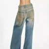 Denim straight jeans for women Denim straight jeans for women