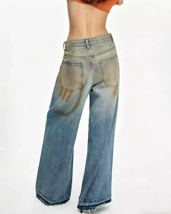 Denim straight jeans for women Denim straight jeans for women